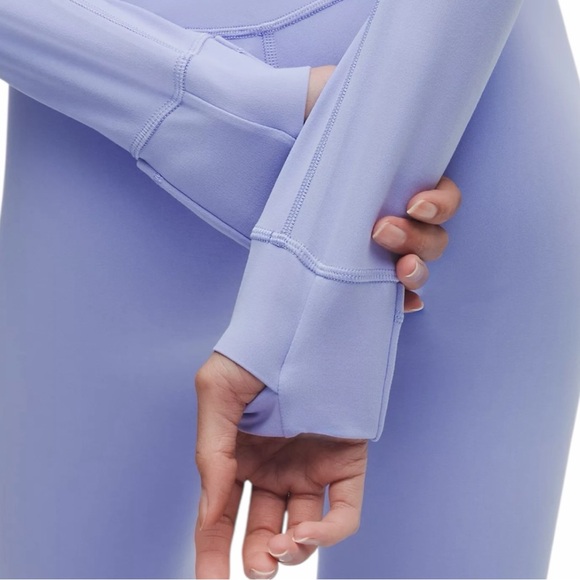 Lululemon Nulu Define Hooded Jacket Cropped Dusty Lilac Size 16 - Picture 8 of 11